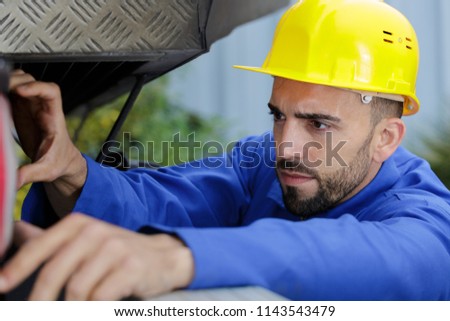 engineer working outdoors