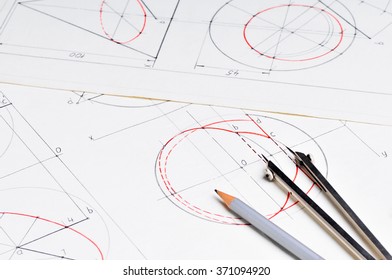 The engineering drawings.
