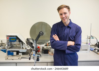 Engineering Student Smiling At Camera At The University