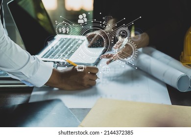 Engineering tools and construction concept, engineering designs.