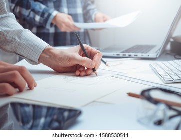 Engineers develop project by