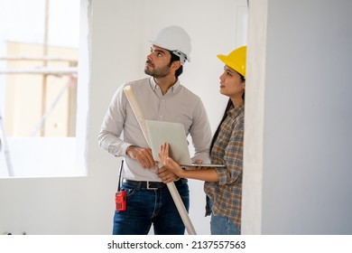 Engineers group consult construction on site building working at construction site,Construction residential new house in progress at building site. - Powered by Shutterstock