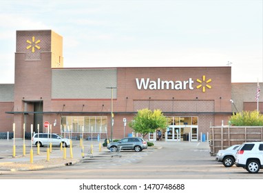 Englewood, CO, USA. Aug 4, 2019. Walmart Department Store Sells Discounted Housewares, Apparel, And Electronics. This One Is Located At 601 Englewood Pkwy In Englewood, Colorado. 