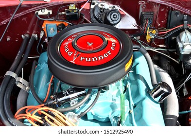 Englewood, CO, USA. June 9, 2013. These High Performance Engines From Various Cars Were On Display At The Colorado Concours Annual Car Show Event Showcasing Nearly 500 Rare Sports And Classic Cars.
