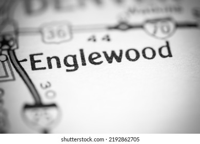 Englewood. Colorado. USA On A Geography Map.