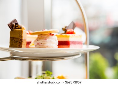 English Afternoon Tea Desserts With Beautiful Breakfast Snacks