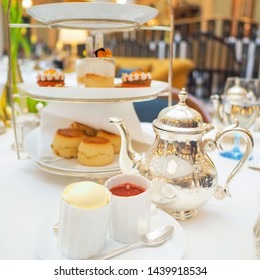 English Afternoon Tea In A London Hotel