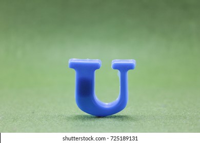 English Alphabet Made Plastic Letter U Stock Photo 725189131 | Shutterstock