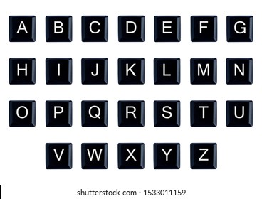 English Alphabet On Keyboard Stock Photo 1533011159 | Shutterstock