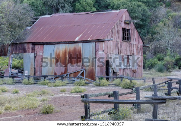 English Camp Barn Old Corrugated Sheet Stock Photo Edit Now