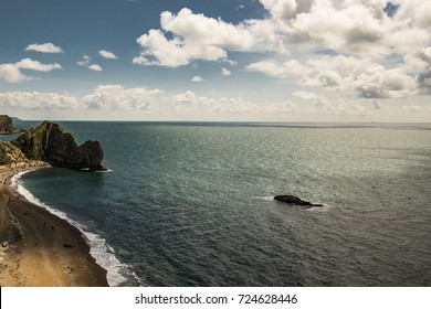 English Channel.Aerial View.Durdle Door.