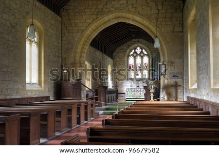 English church interior