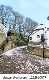 English Cottage In Snow