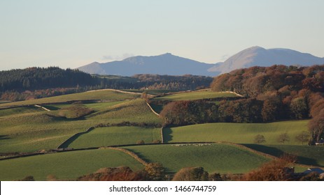 English Countryside In The Evening Sun