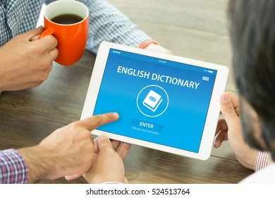 English Dictionary App On Screen