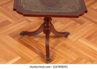 English Furniture Handmade Wooden Coffee Table With Decoupage On Antique White Floor And Different Alternative Angles On Wooden Floor Macro Shot Abstract Pastel Wonderful Images Natural Wood Backgroun