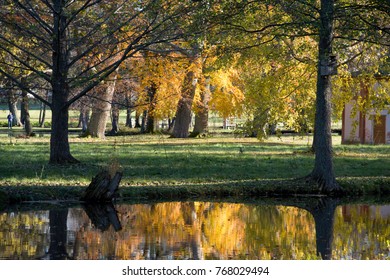 English Garden At Drottningholm, Drottningholm Palace, Stockholm, Sweden