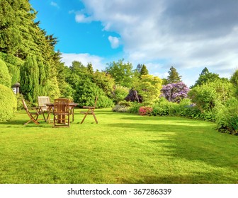 English Garden in late summer