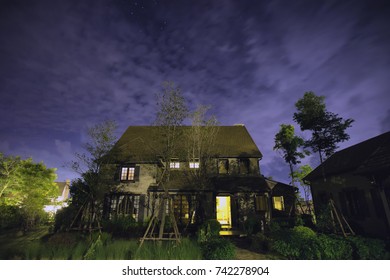 An English House At Night