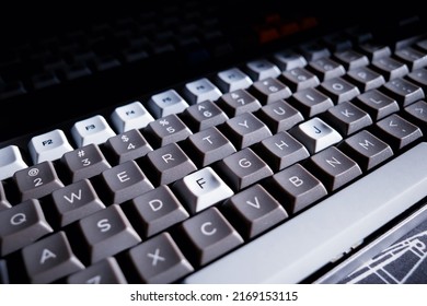 English Keyboard For Fluent Typist Backdrop