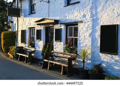 English Pub At Sunset