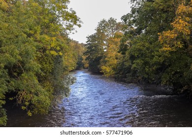 English River Running Through Woodlands