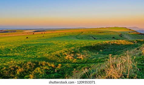 English South Downs Autumn Morning