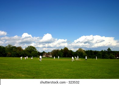 An English Village Cricket Match