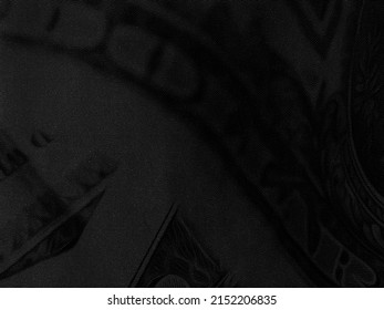 Engraved Effect Dollar Background Money Texture Dark Atmosphere
