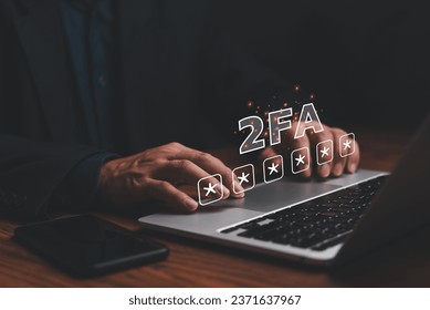 Enhancing cybersecurity with 2FA Two-Factor Authentication, Login Security, User ID Protection, and Encryption to thwart cyber hackers.	
