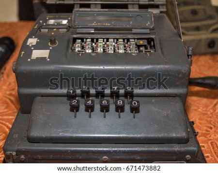 The Enigma Cipher Coding Machine from World War II