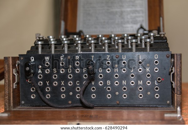 Enigma Cipher Coding Machine World War Stock Photo 628490294 | Shutterstock