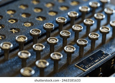 Enigma encryption machine from World War II