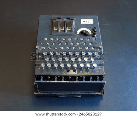 Enigma encryption machine from World War II
