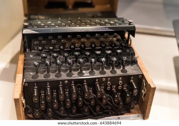 Enigma German Machine Breaking Enigma Code Stock Photo Edit Now