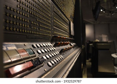 Enigma Machine Close Up Shot