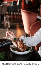 Enjoy an Elegant Dining Experience Featuring Exquisite Seafood Paired with
