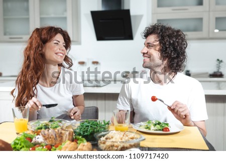 Similar – Image, Stock Photo ENJOY YOUR MEAL Nutrition