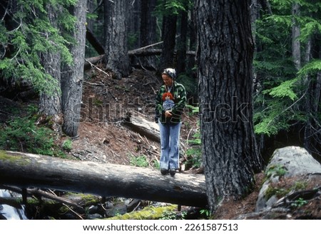 Enjoying Time Deep in the Forest in Oympic National Park in Washington