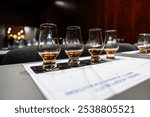 Enjoying a whiskey tasting session during a cocktail preparation event