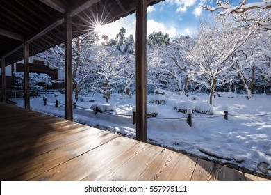 Enkouji Temple In Winter, Kyoto, Japan