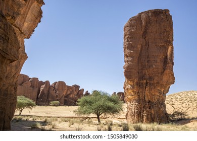 Ennedi Plateau, The Sahara Desert In Chad, Africa