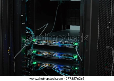 Enterprise server racks in data center environment for high performance computing and AI workloads applications