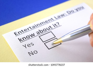 Entertainment Law: Do You Know About It? Yes Or No