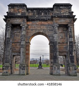 Entrance Arch To Glasgow Green
