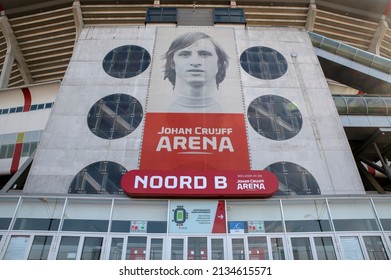 Entrance B The Johan Cruijff Arena Stadium At Amsterdam The Netherlands 11-3-2022