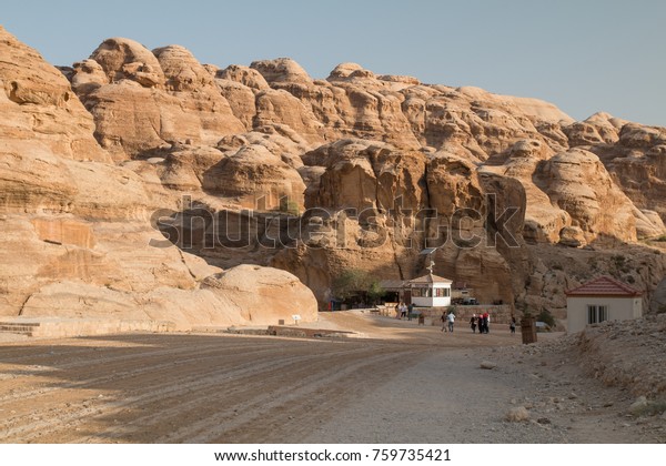 Entrance Bab Al Siq Valley Petra Stock Photo (Edit Now) 759735421