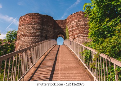 The Entrance To Beeston Castle.