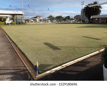 The Entrance, Central Coast, NSW, Australia, 13th October 2019,  Lawn Bowls Bowling Green