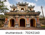 Entrance of Citadel, Hue, Vietnam. Unesco World Heritage Site.